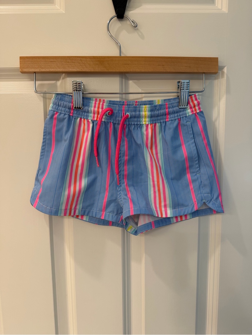 Vineyard Vines Blue Shorts with Pink & Multicolor Stripes